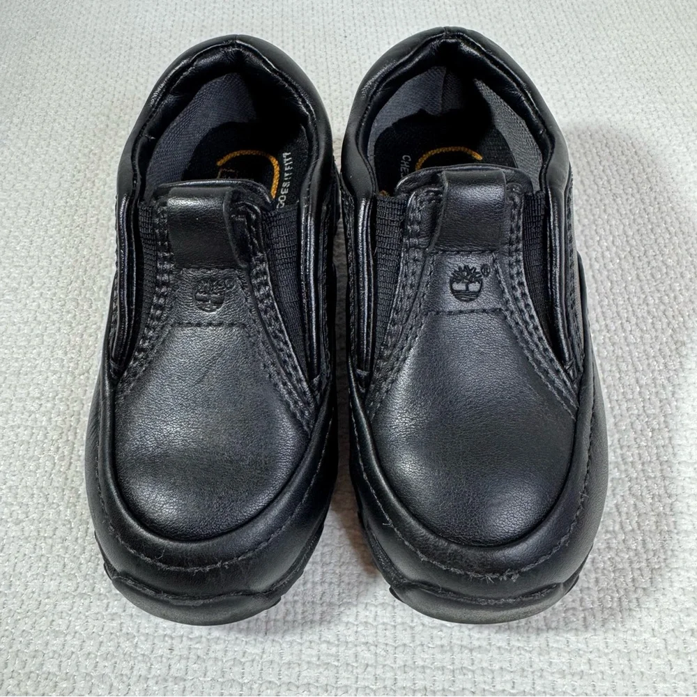 Timberland Black Dress Shoes Classic Slip-On, Baby size 6